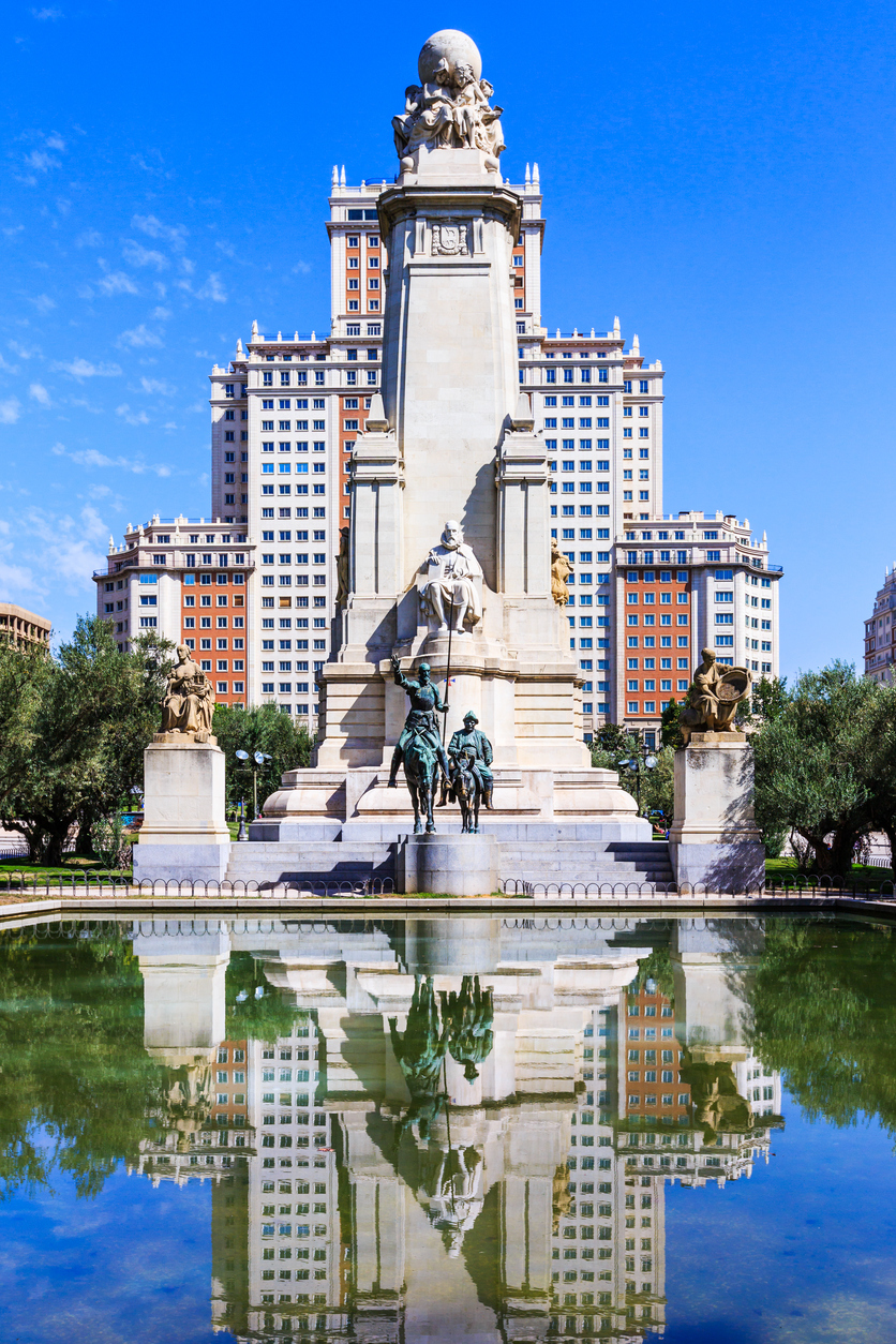 Monumento a Cervantes Plaza de España