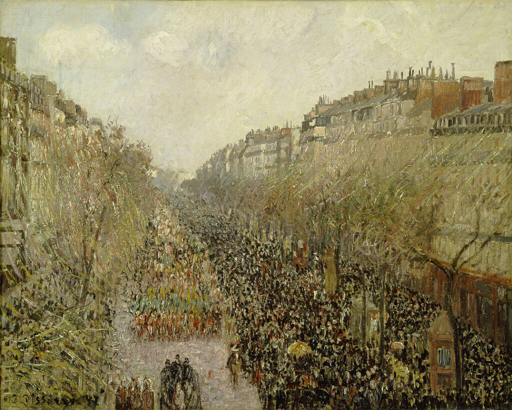 Boulevard Montmartre, Mardi Gras, 1897